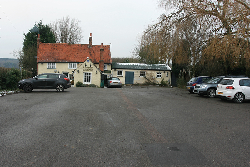 The Rainbow and Dove at Hastingwood near Harlow
